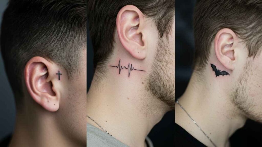 10 Inspiring Neck and Ear Tattoo Ideas (Behind the Ear)